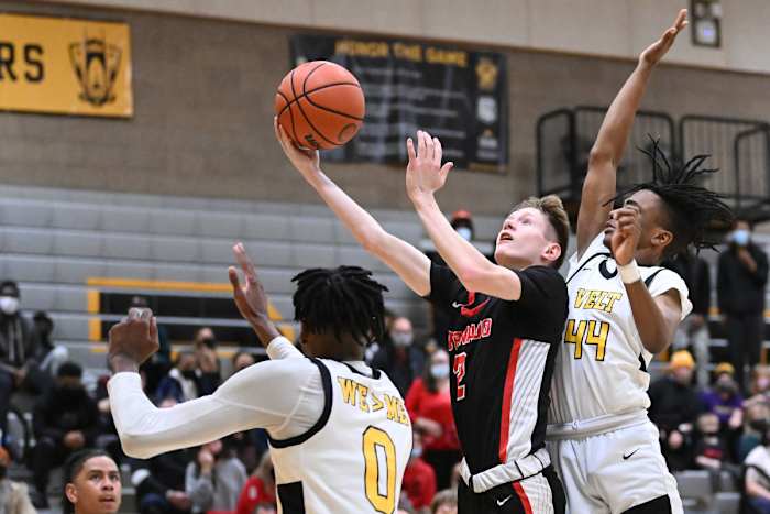 Roosevelt North Medford boys basketball Leon Neuschwander 66